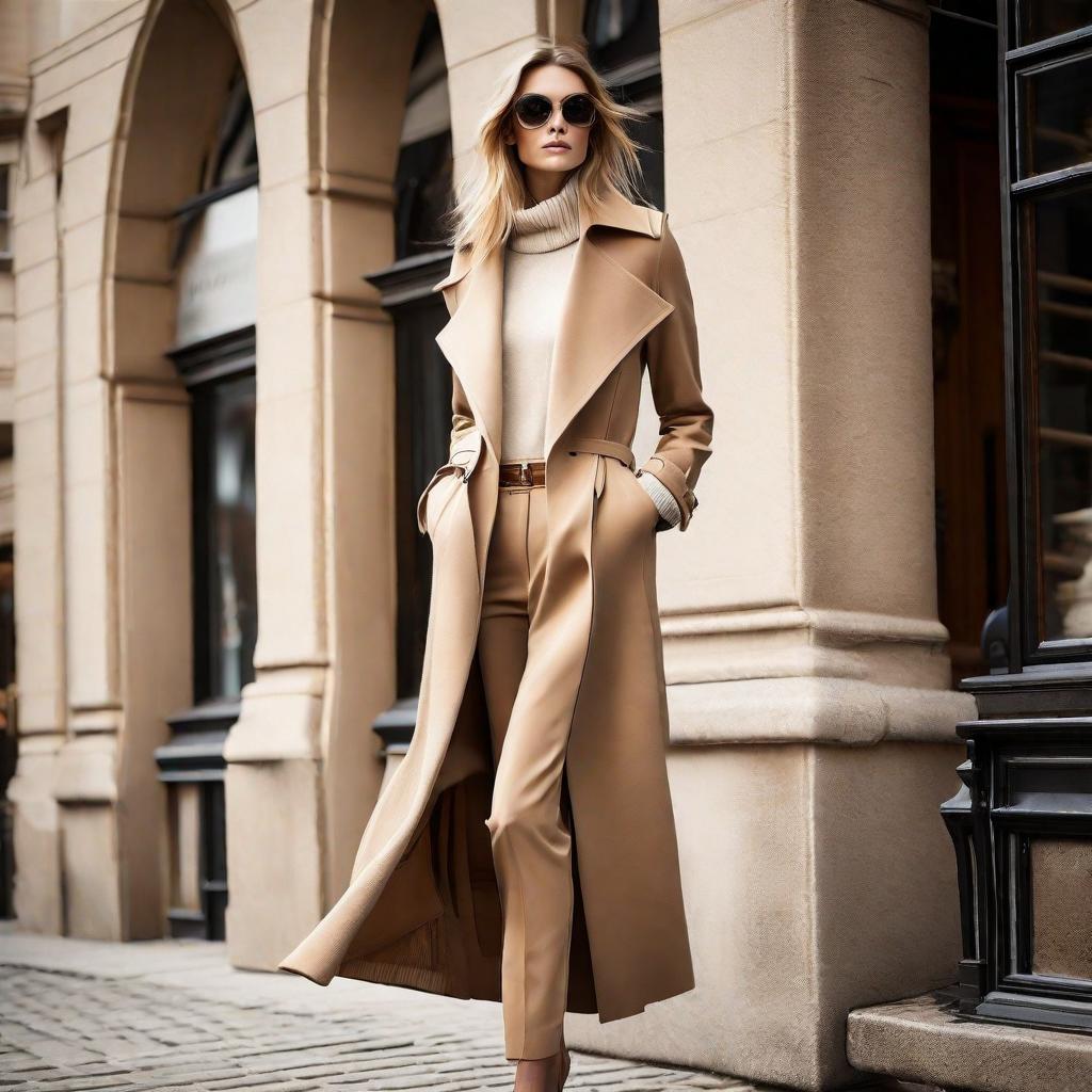 Beige transcends the realm of interiors, weaving its magic into the world of fashion. A camel trench coat exudes timeless sophistication, while a buttery cashmere sweater whispers quiet luxury. Beige lends itself to statement pieces like a flowing maxi dress or a tailored jumpsuit, offering a canvas for your style to shine.