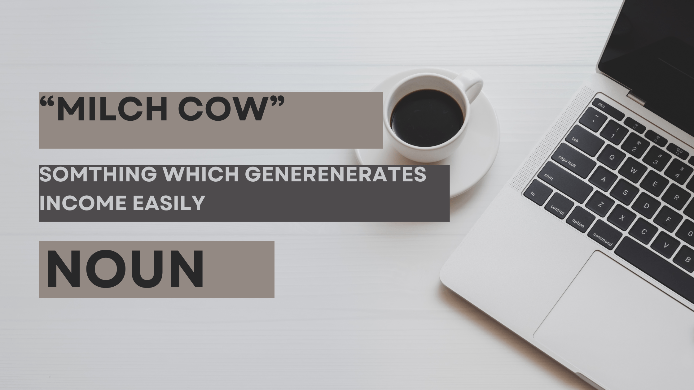 Every details about milchcow compound word